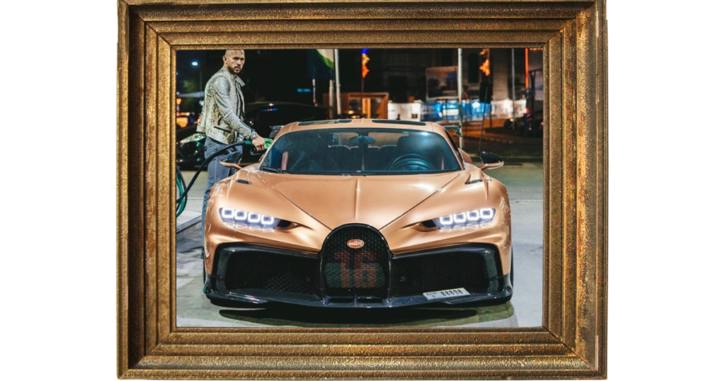 Seized in Dubai - Bad Man Copper Bugatti Chiron Pur Sport owned by Andrew Tate