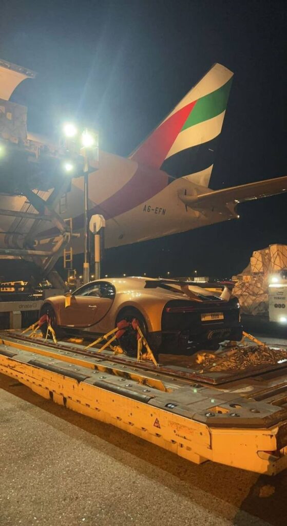 Confiscated in Dubai - Bad Man Copper Bugatti Chiron Pur Sport owned by Andrew Tate